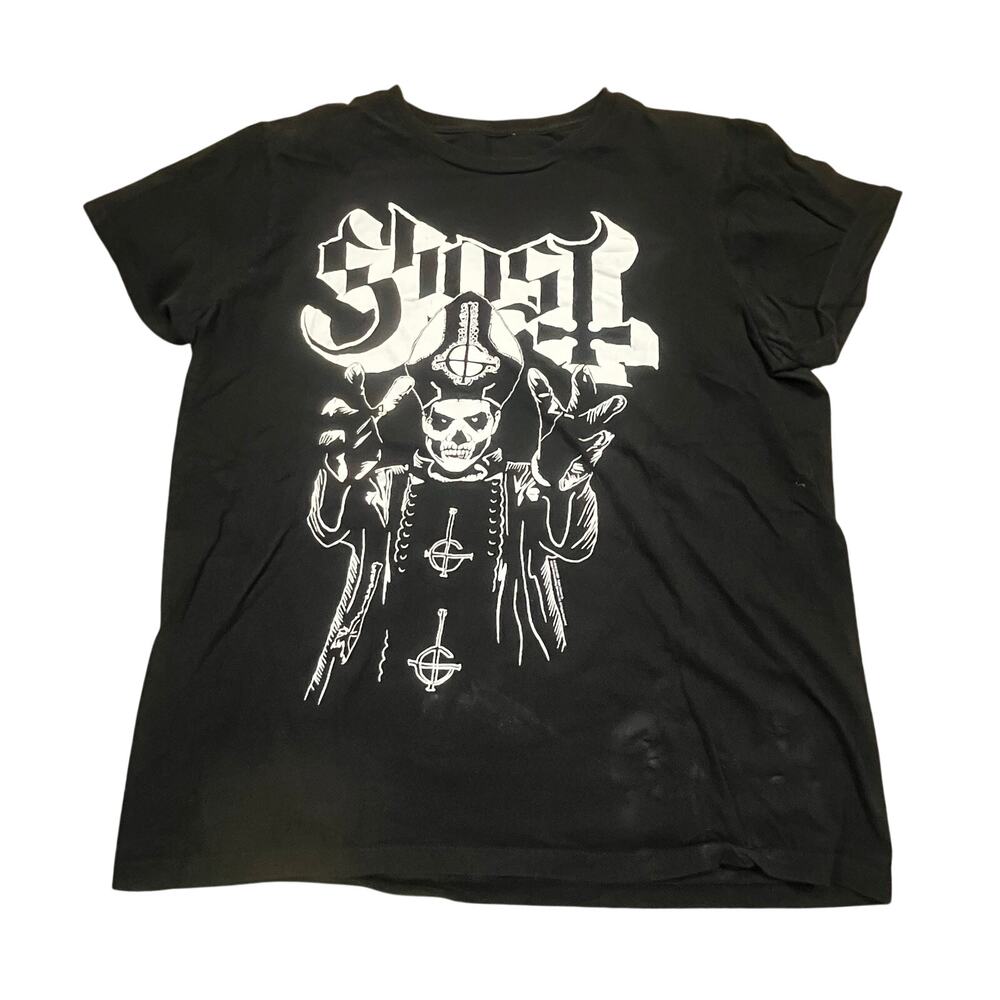 GHOST OFFICIAL MERCH PAPA WRATH 2024 BAND CONCERT MUSIC T-SHIRT Men L